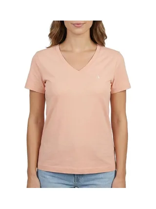 T-Shirt Rose Femme Calvin Klein Jeans Archive LV047B205G 1