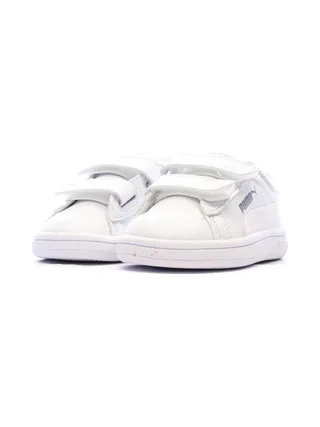 Baskets Blanches Fille Puma Smash 3.0 Holo 6