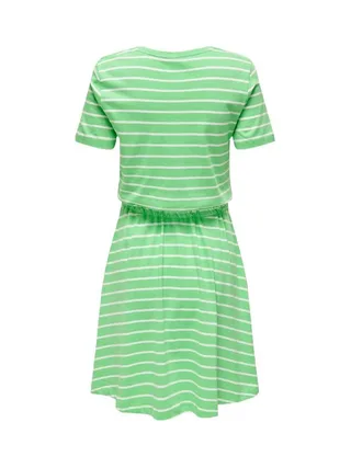Robe à Rayure Vert Femme ONLY 15320317 2