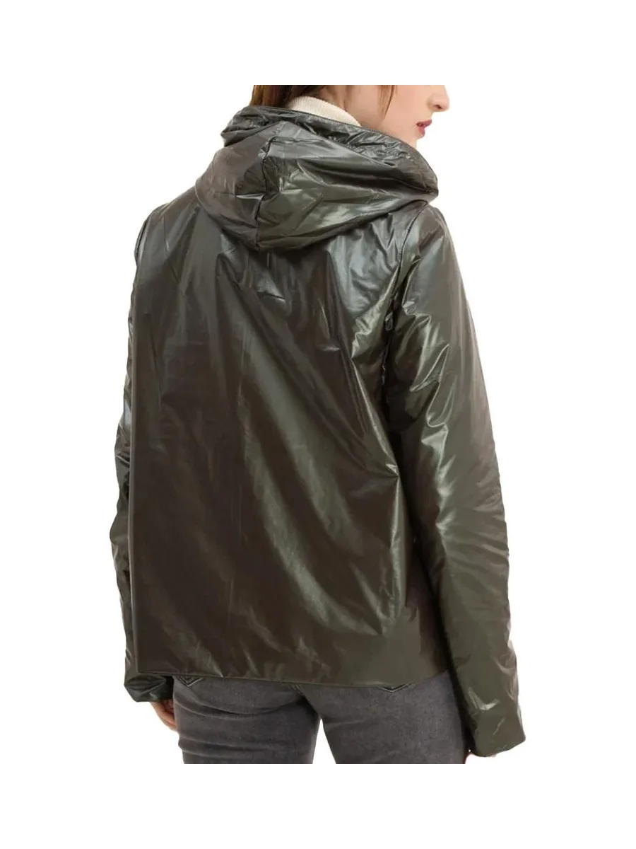 Veste Imperméable Kaki Femme Laura Jo Mi-saison Court 3