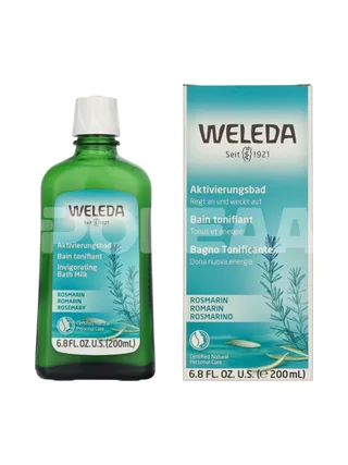 Weleda Rosemary Invigorating Bath Milk 200ml 1
