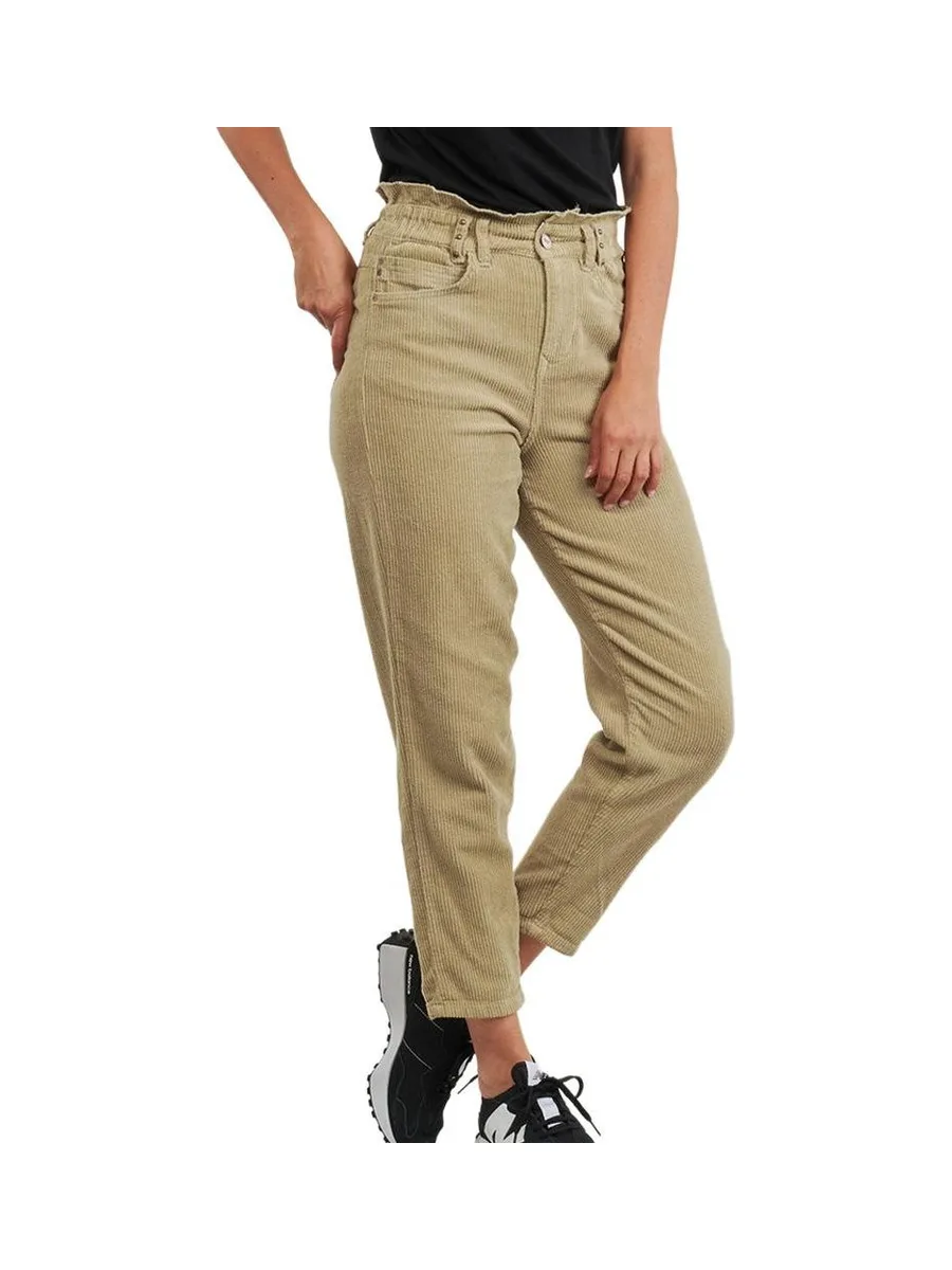 Pantalon Velours Beige Femme Freeman Porter Lara Veluto 2