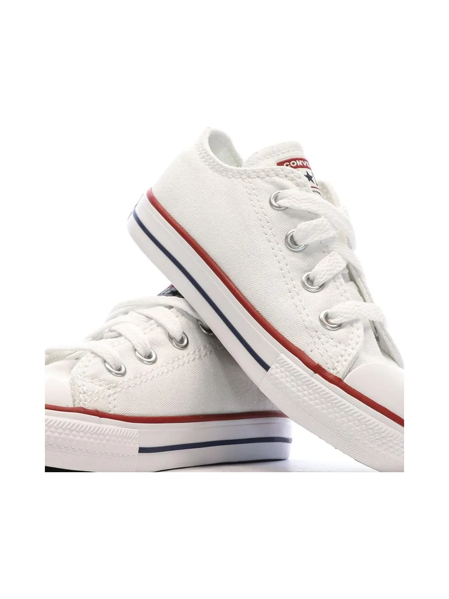 Baskets Blanches Garçon/Fille Converse Chuck Taylor All Star Seasonal 7