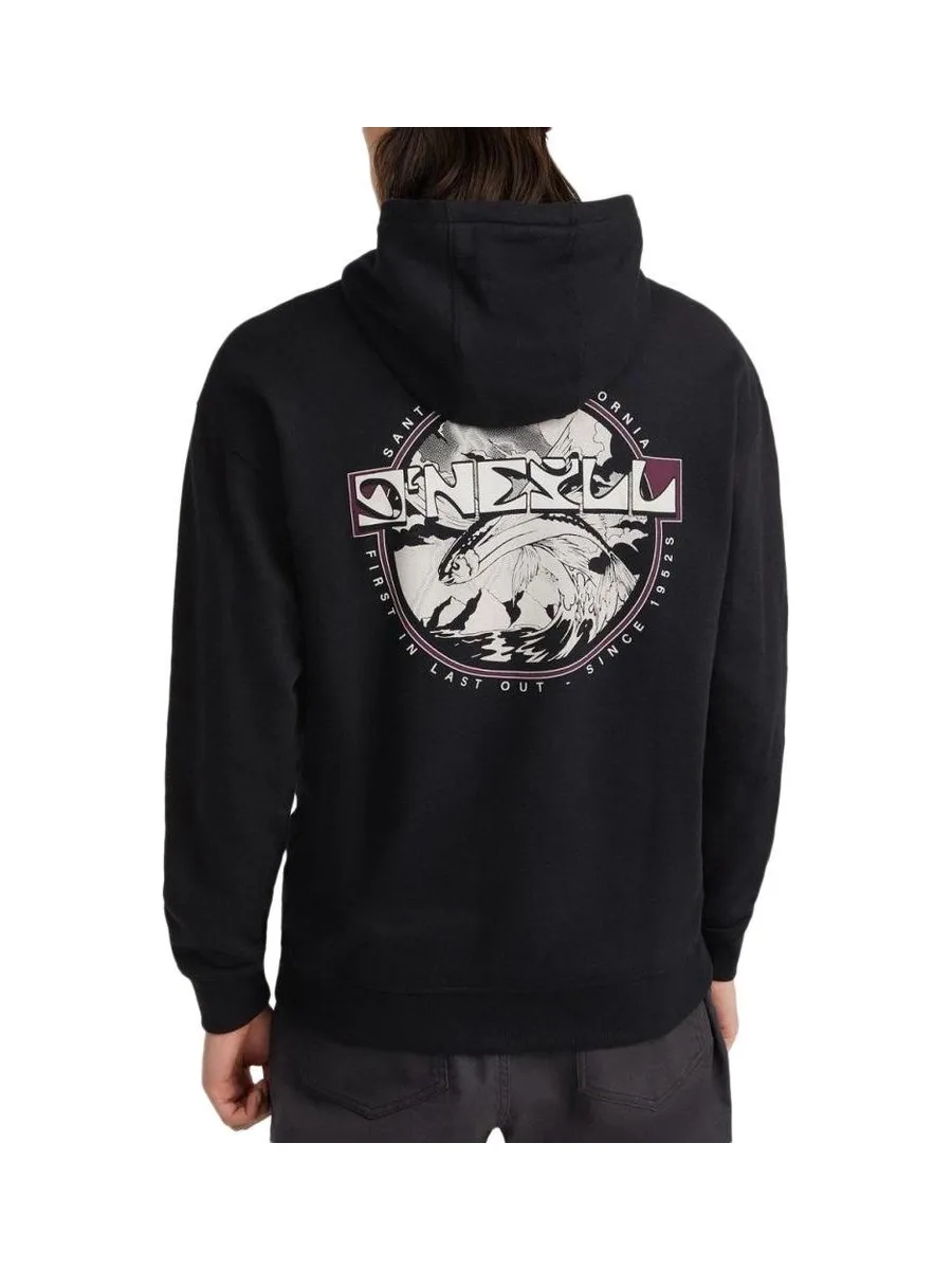 Sweat à Capuche Noir Homme O'Neill Aguazul 2