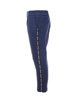 Pantalon Bleu à rayures Fille Teddy Smith Jog 3