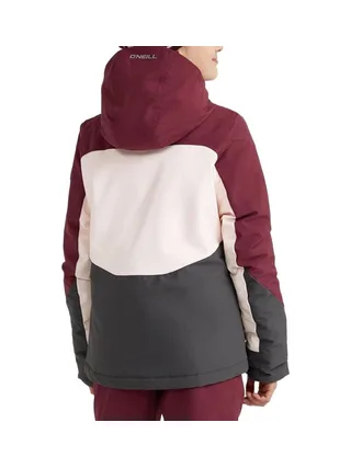 Veste de ski junior Bordeaux/Rose/Gris Fille O'Neill Carbonite 2