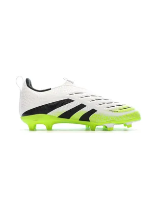 Chaussures de Foot Blanc/Jaune Junior Adidas Predator League Ll FG/MG 2