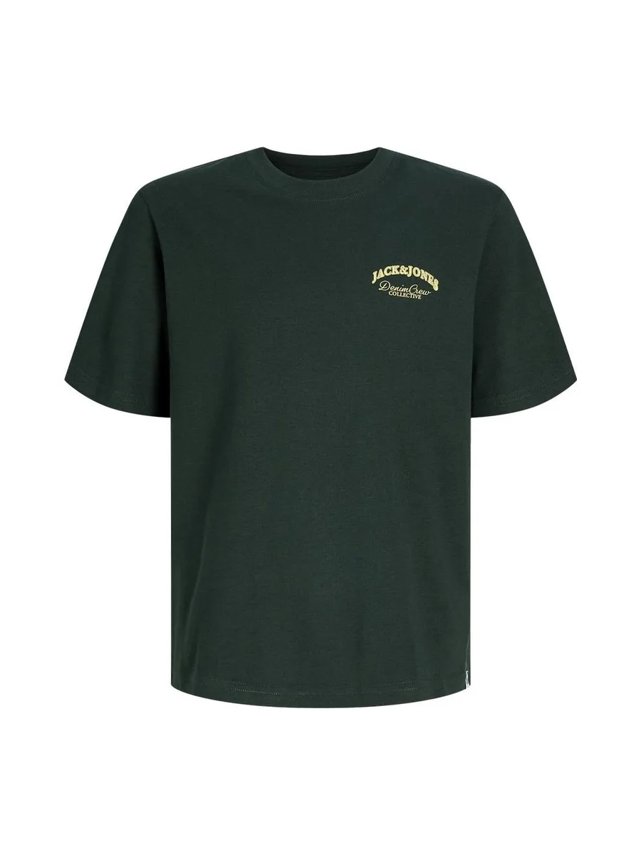 T-Shirt Vert Foncé Garçon Jack & Jones Brandes 2
