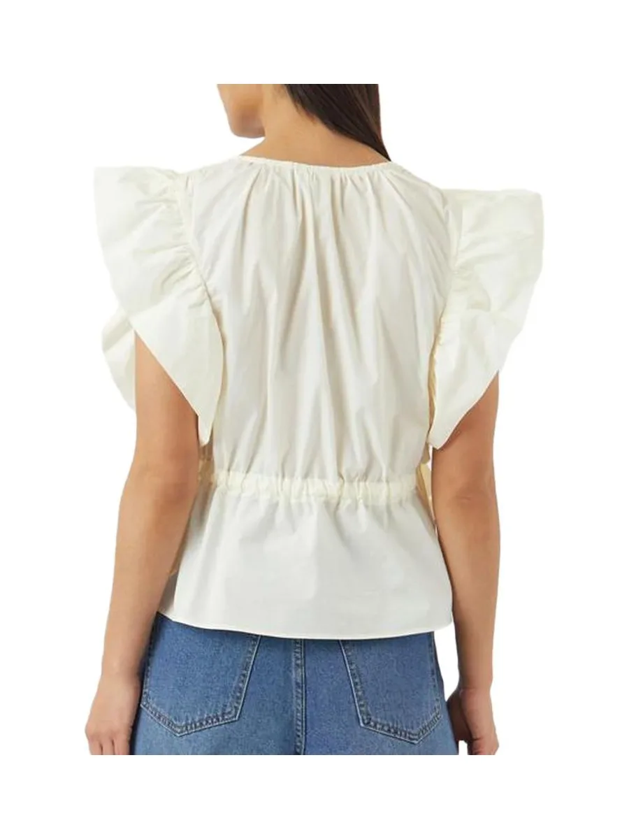 Blouse Blanc Femme YAS 26037290 3