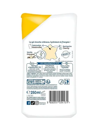 Gel douche Dop Douceur De Nos Régions Vanille de Polynésie DCH290 2
