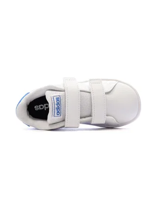 Baskets Blanches Bébé/Junior Adidas Advantage 4