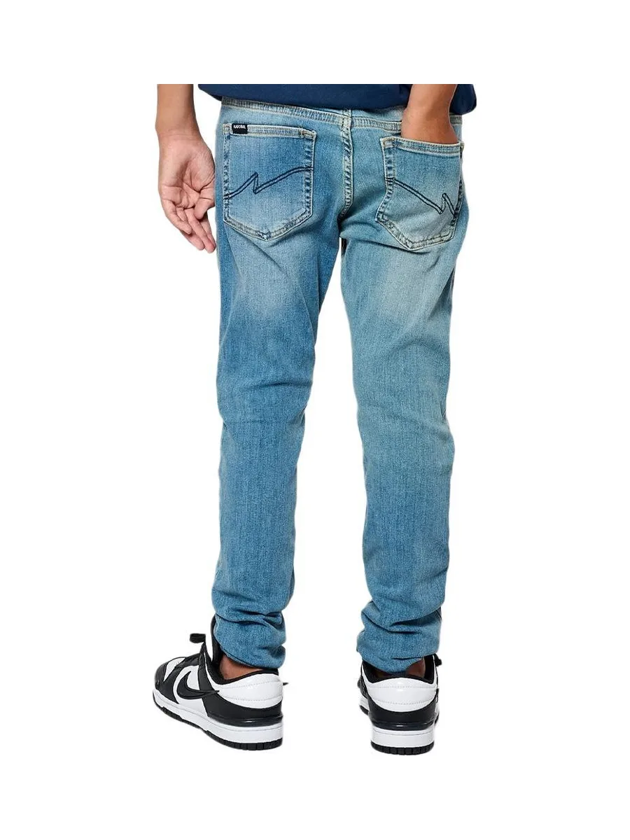 Jean Slim Bleu Clair Garçon Kaporal CEGOB 3