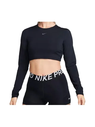 T-Shirt Noir Femme Nike Crop 1