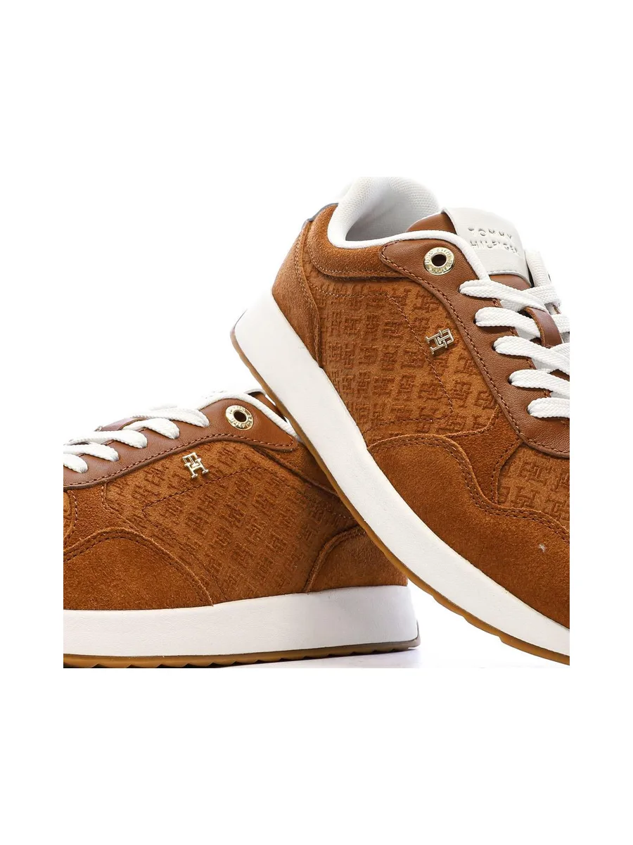 Baskets Camel Femme Tommy Hilfiger Runner 8