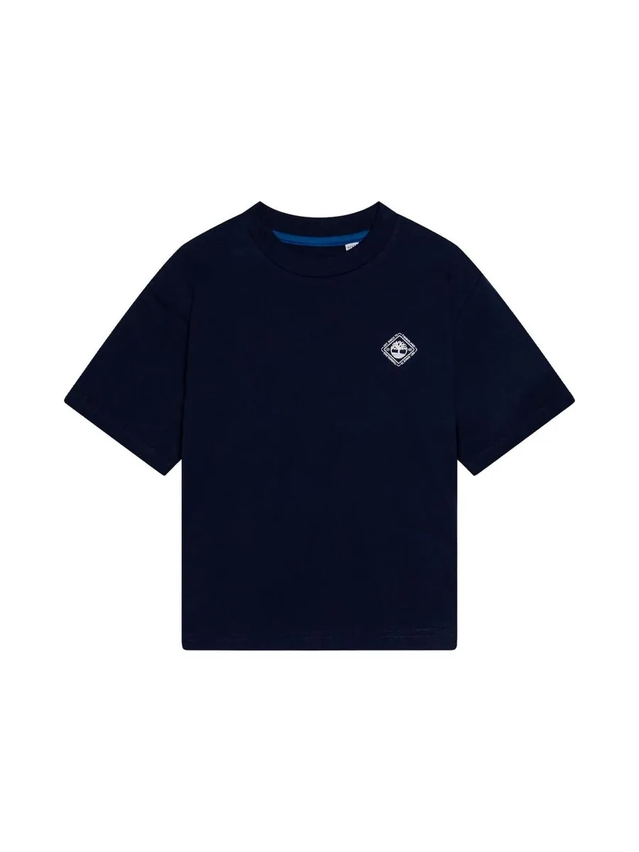 T-Shirt Marine Garçon TimberlandT60424 2