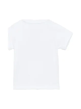 T-Shirt Blanc/Noir Garçon Adidas JE0520 2