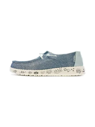 Chaussures Bleu Mixte Hey Dude Wendy 1