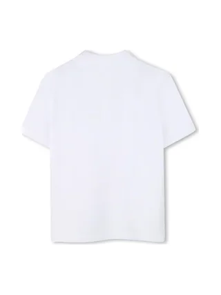 Polo Blanc/Noir Garçon Hugo Boss J52730 2