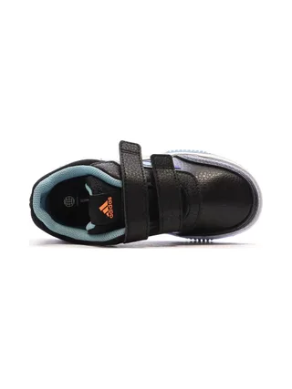 Baskets Noires/Bleu Garçon Adidas Tensaur 4