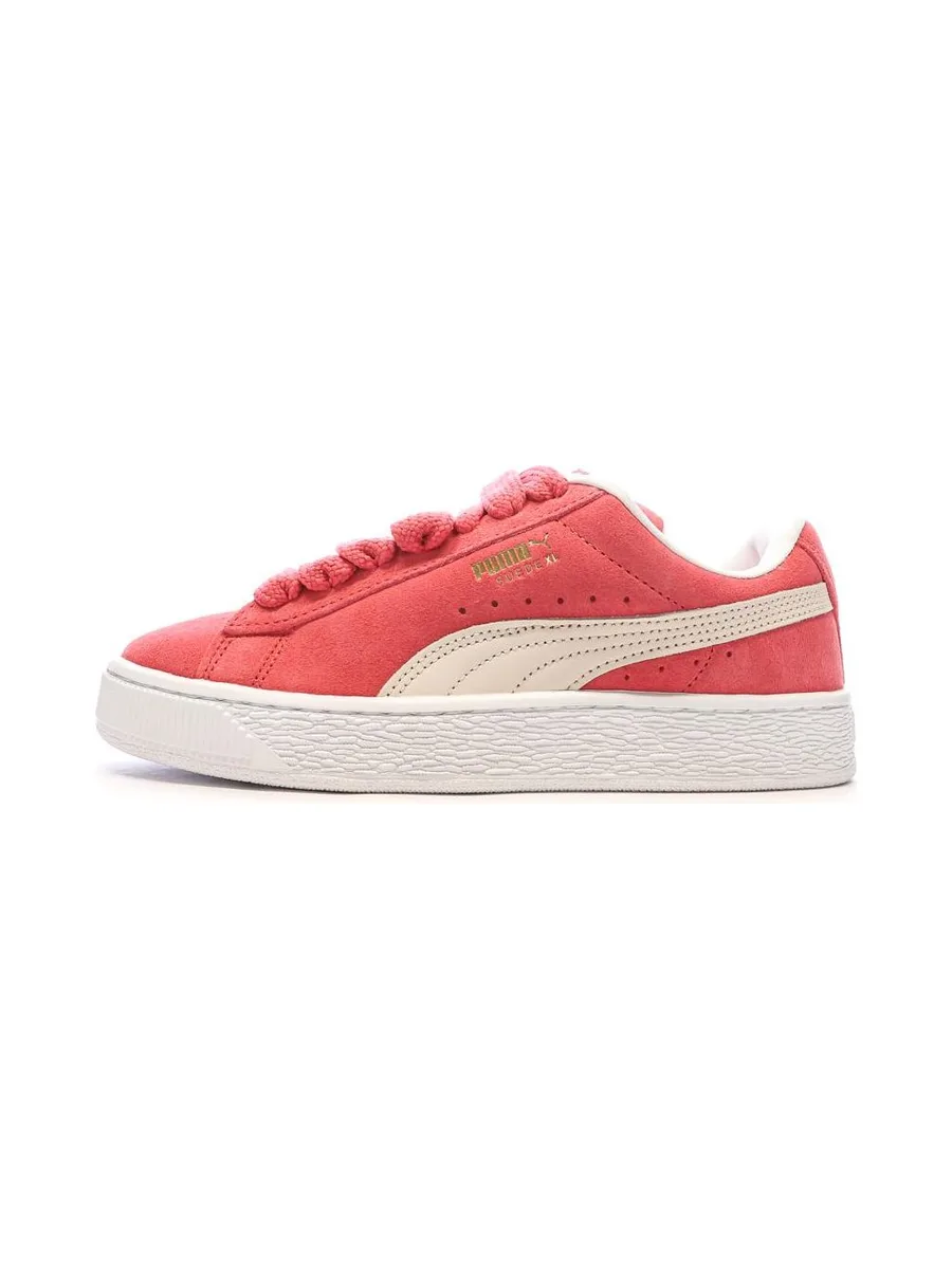 Baskets Rose Femme Puma Suede XL 2