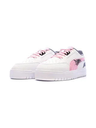 Baskets Blanc/Mauve/Rose Fille Puma Shuffle Downtown 6