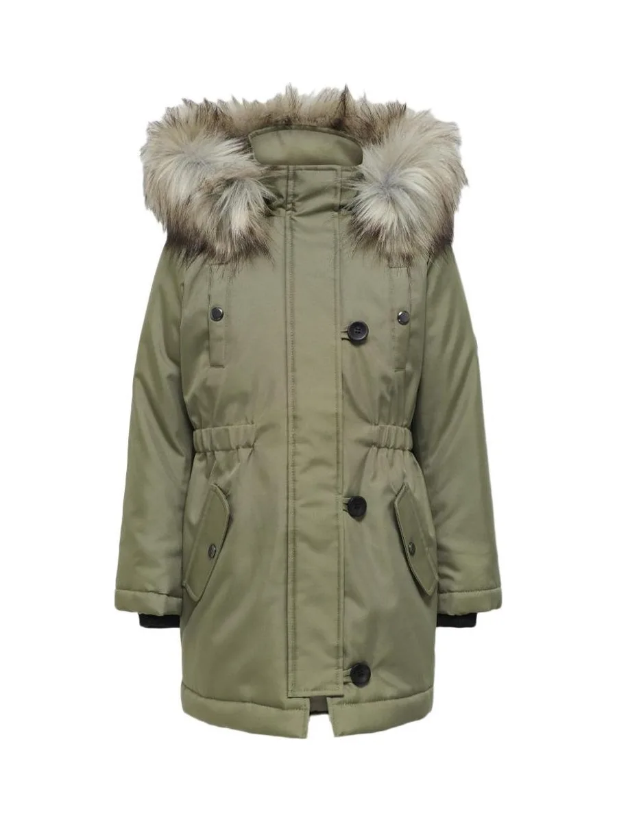 Parka Kaki Fille Kids ONLY Kogiris Parka 2