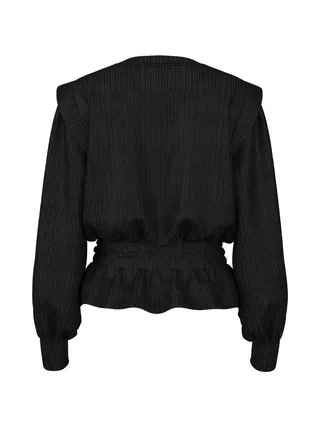 Blouse Noir Femme Pieces Nilas 2