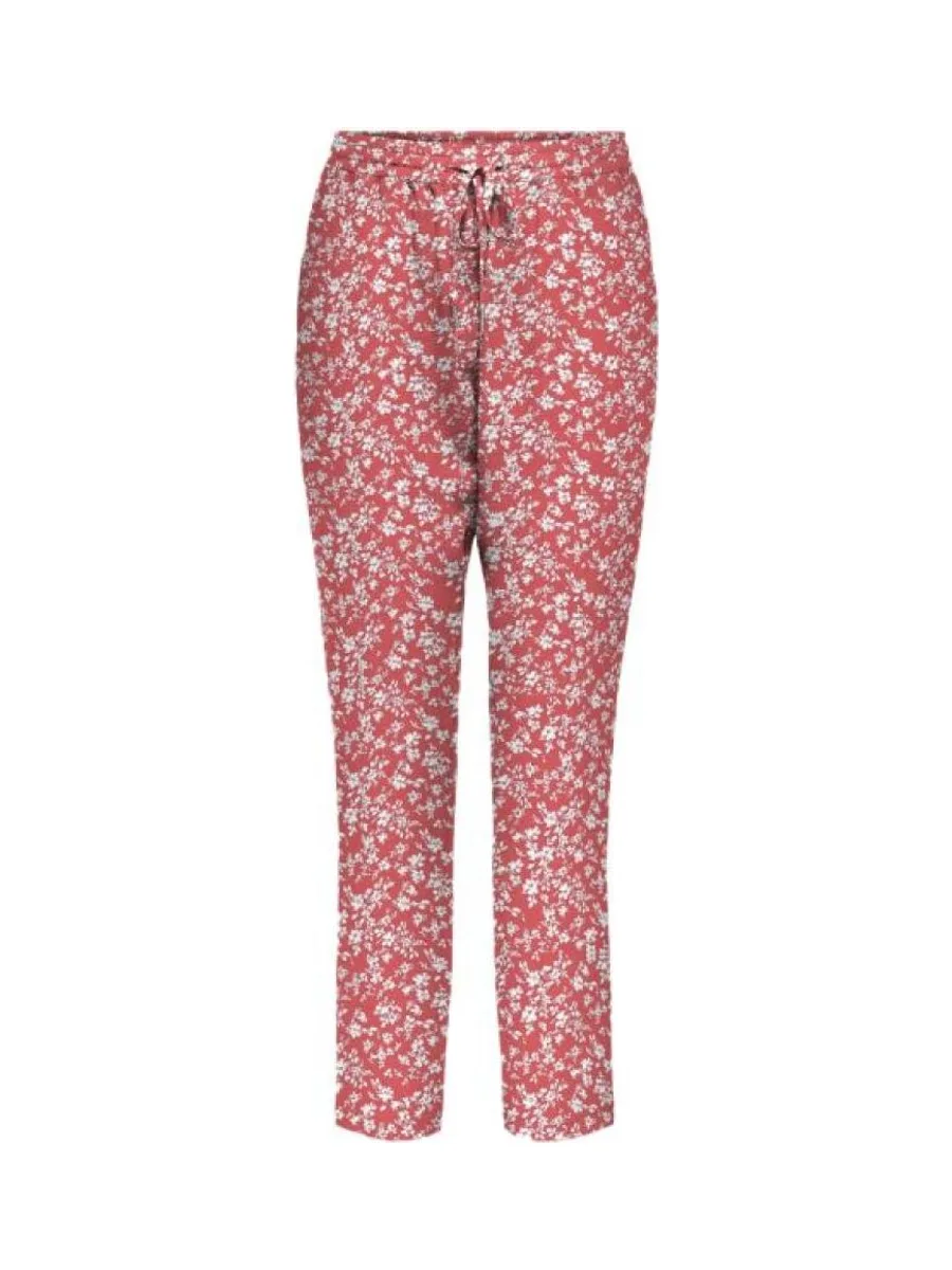 Pantalon Rouge à Motifs Femme Only 15222230 2