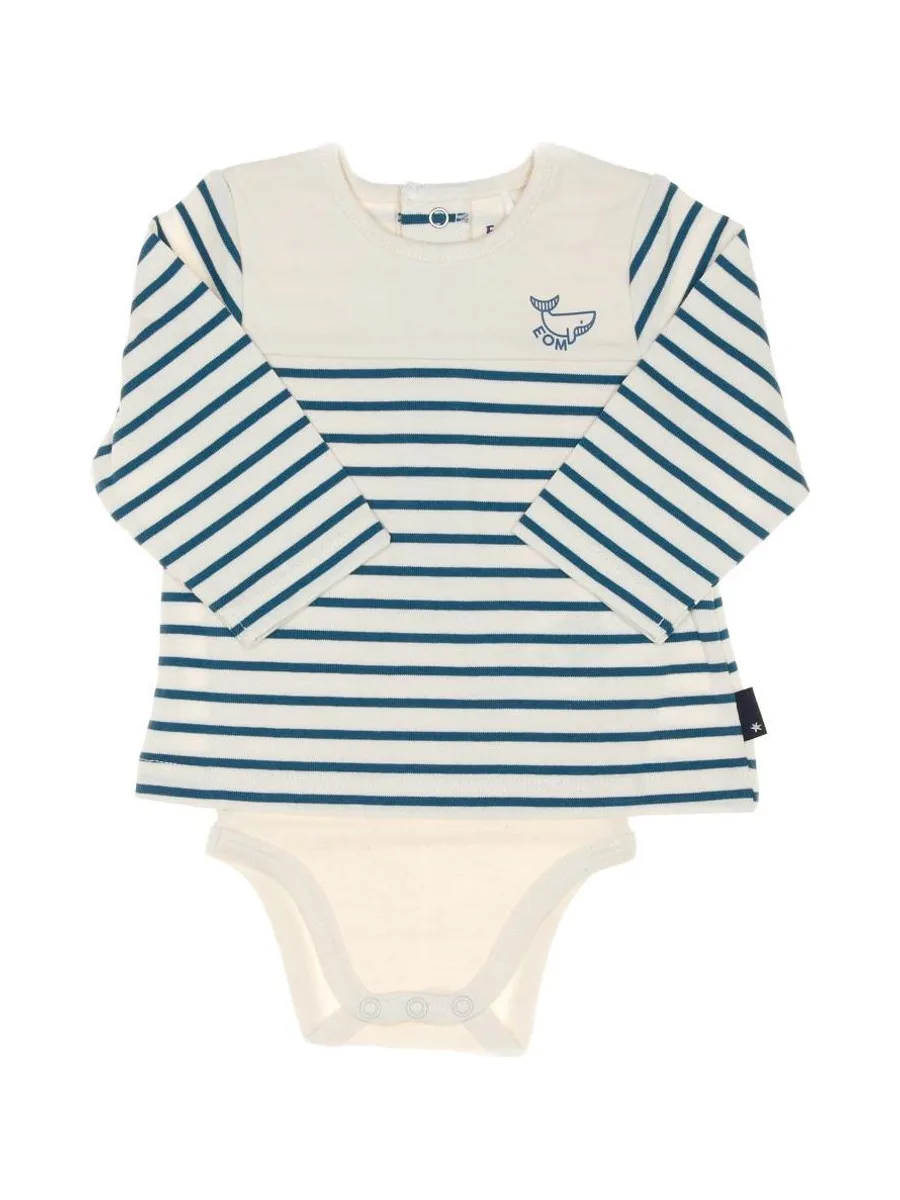 Body t-shirt Turquoise/Beige Garçon EOM Vabody 1