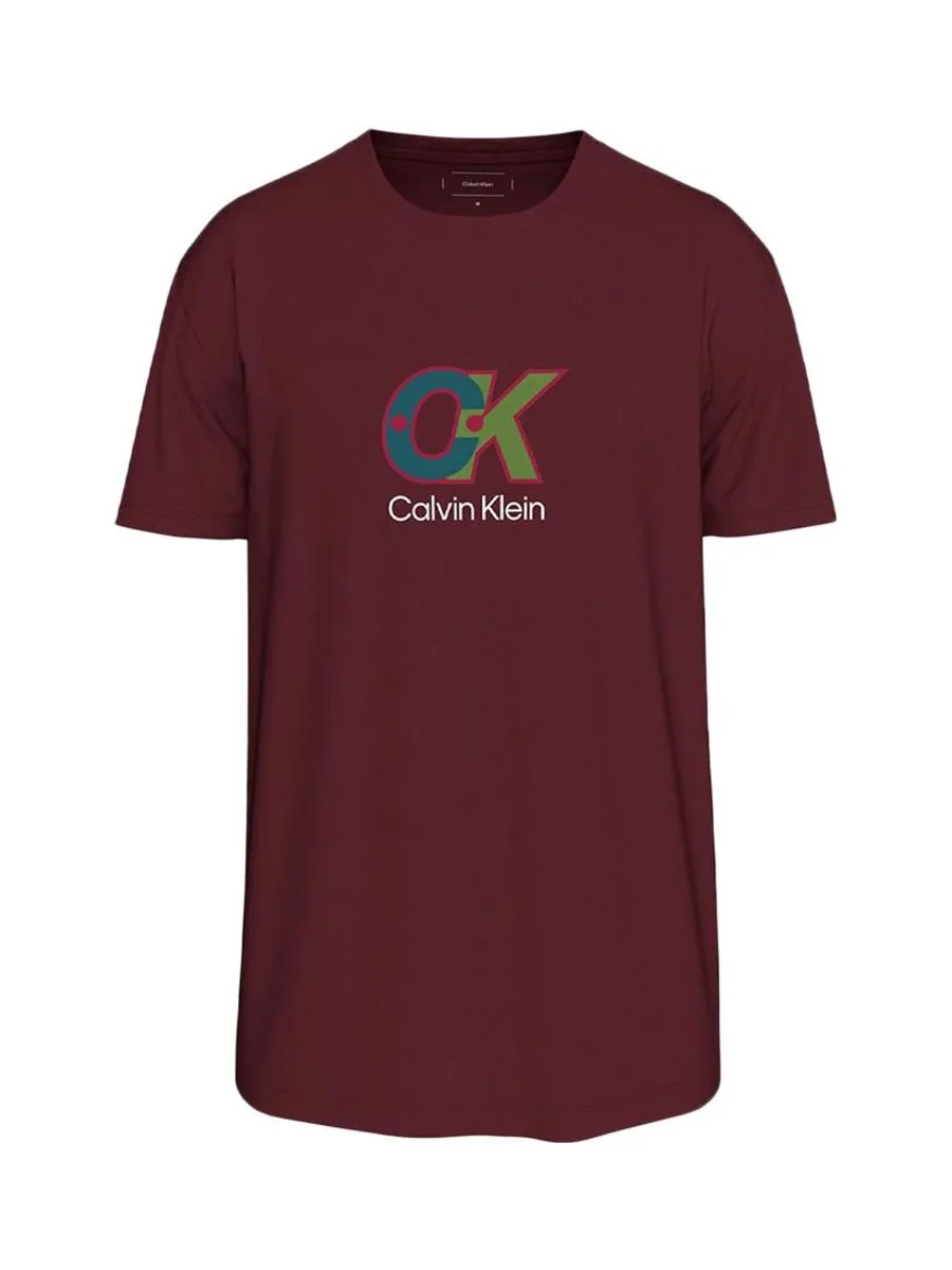 T-Shirt Rouge Homme Calvin Klein Jeans LV04RD821G 1