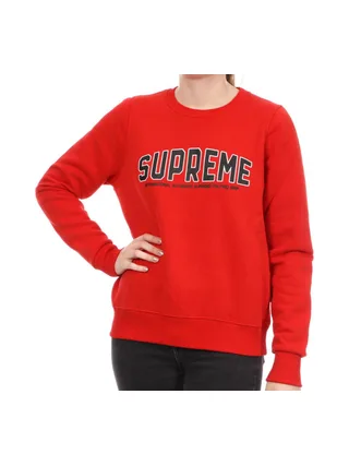Sweat rouge femme Supreme Claren 1