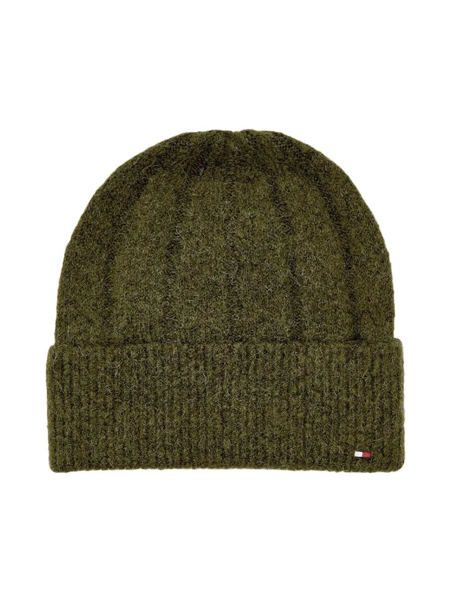 Bonnet Vert Homme Tommy Hilfiger Fluffy 1