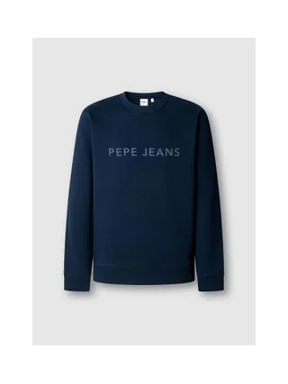 Sweat-shirt PEPE JEANS PM5800255 Jefferson Crew à grand logo 1