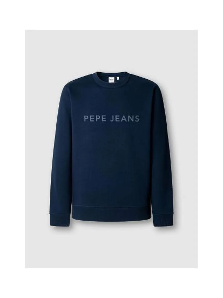 Sweat-shirt PEPE JEANS PM5800255 Jefferson Crew à grand logo 5