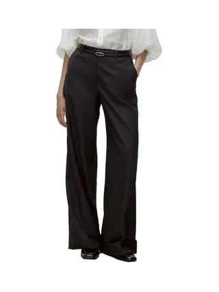 Pantalon fluide Noir Femme Vila Giilja 1