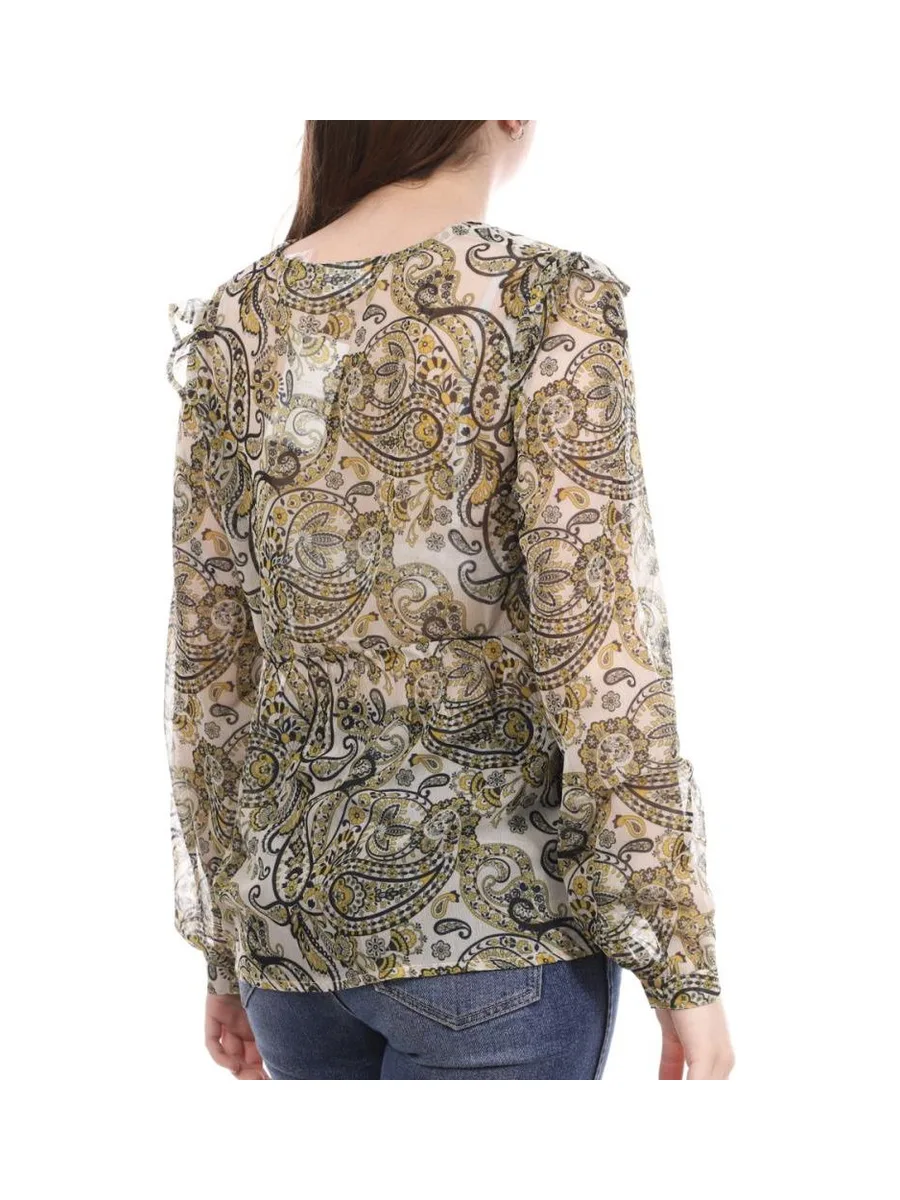 Blouse Jaune Paisley Femme Les Tropéziennes Baliste 3