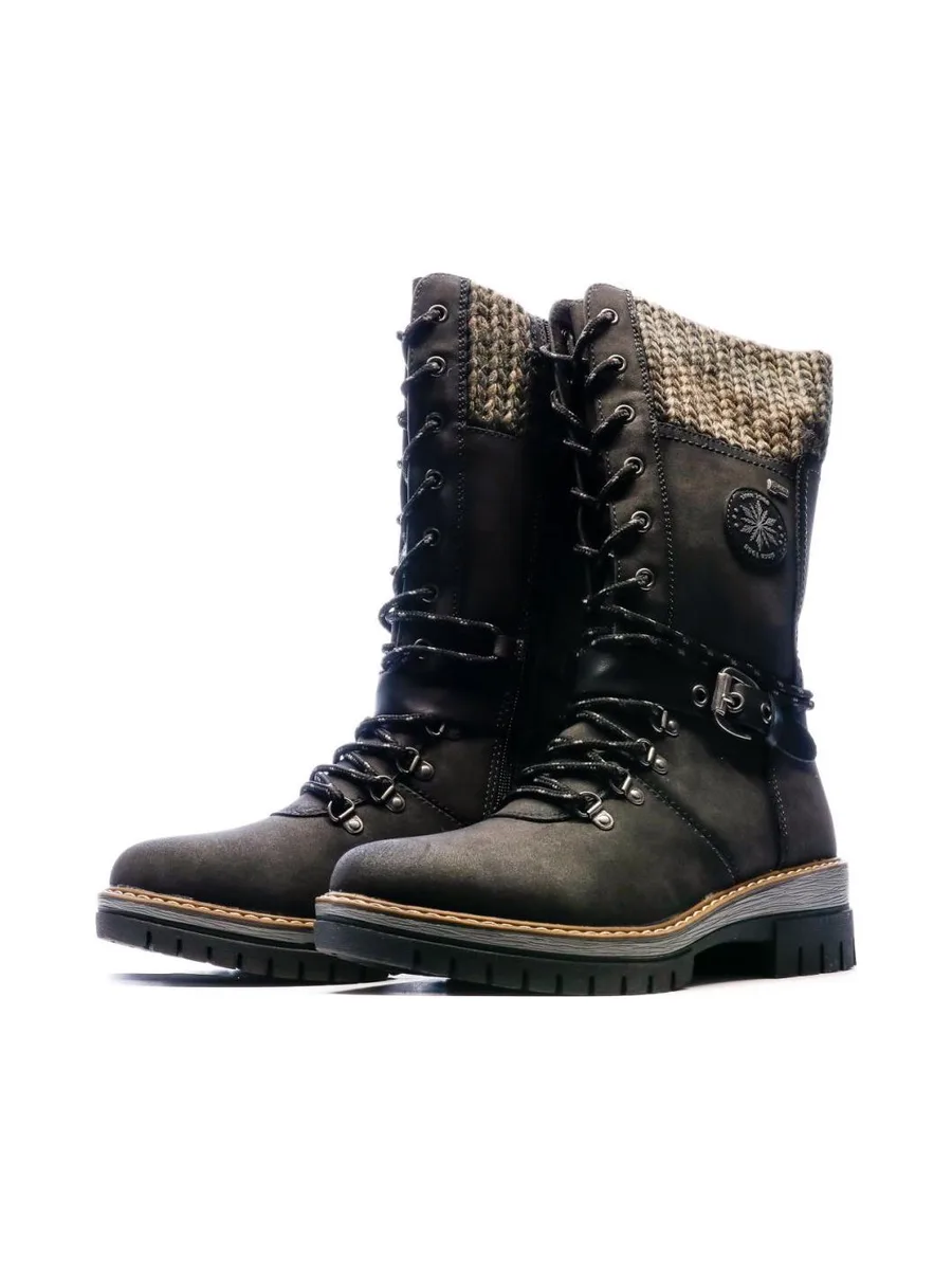 Bottes Gris Anthracite Femme Relife Grivione 7