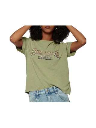 T-Shirt Vert Femme Kaporal SALTO 1