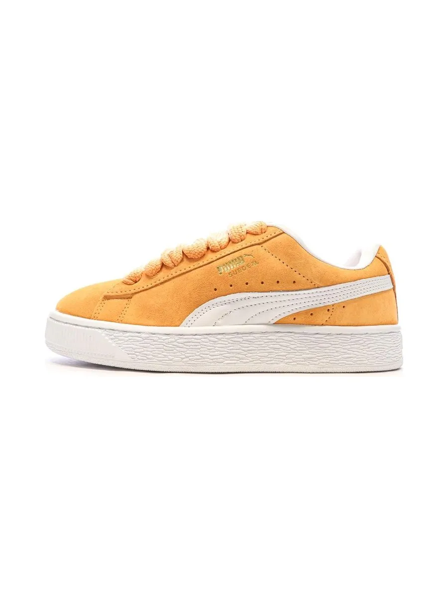 Baskets Orange Femme Puma Suede XL 2