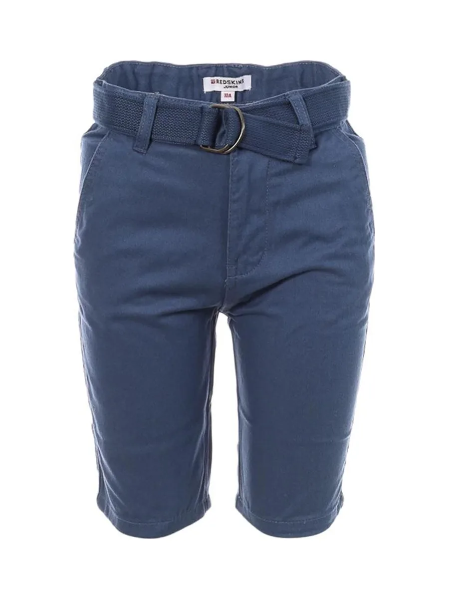 Short Bleu Garçon Redskins Chino 2