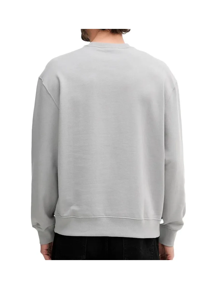 Sweat Gris Homme Calvin Klein Jeans Badge Terry 2