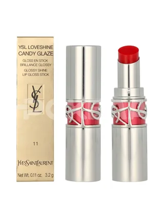 YSL Loveshine Candy Glaze Lipstick 3.2g - #11 Red Thrill 1