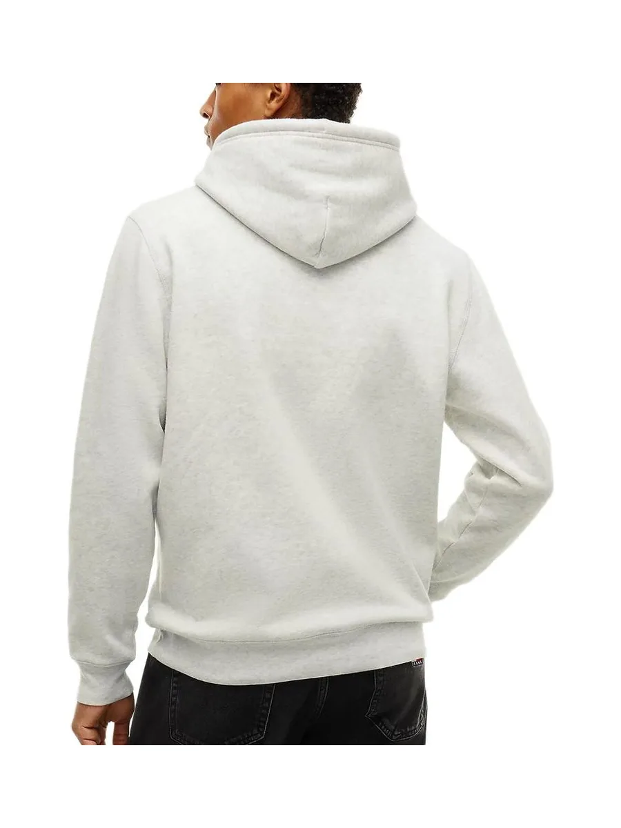 Sweat Gris Clair Homme Tommy Hilfiger Badge DM0DM 3