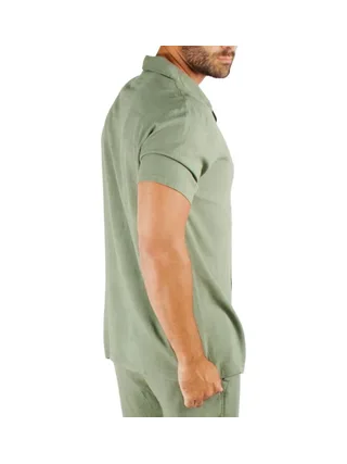 Chemise Kaki Homme Paname Brothers Lin Ficelle 2