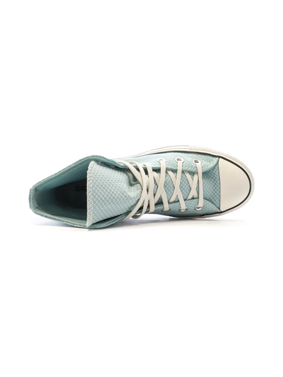 Baskets Turquoise Converse Femme Chuck Taylor All Star Lift Infinity 5