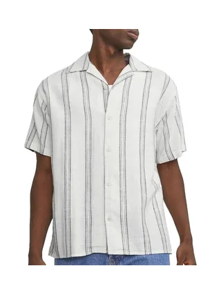 Chemisette Rayures Blanc/Bleu Homme Jack & Jones Cabana 1