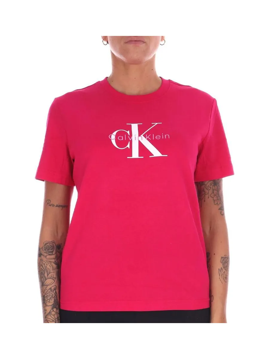 T-Shirt Rose Femme Calvin Klein Jeans Hero 2