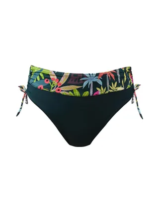 Bas de Bikini Vert Femme Grain de Sable Zig-zag 1
