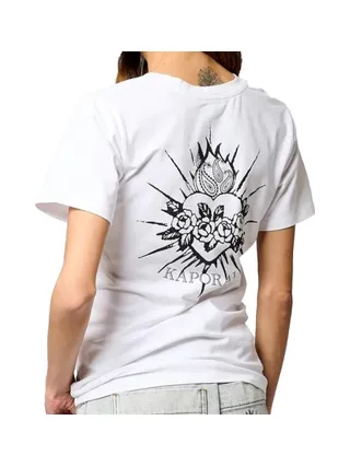 T-Shirt Blanc Femme Kaporal VALM 2