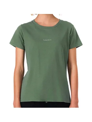 T-shirt Vert Femme Teddy Smith Ribelle 1